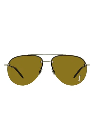 Saint Laurent 11/f M Classic Pilot-frame Rimless Sunglasses
