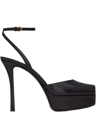 Saint Laurent 120mm La Scandale Platform Sandals