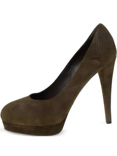 Pre-owned Saint Laurent 125mm Leather Pumps