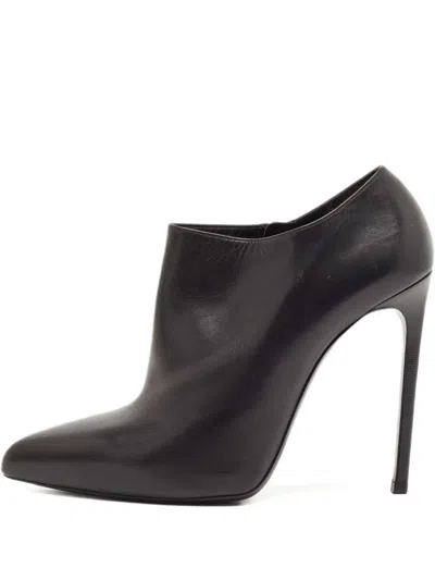 Pre-owned Saint Laurent 125mm Pointed-toe Booties