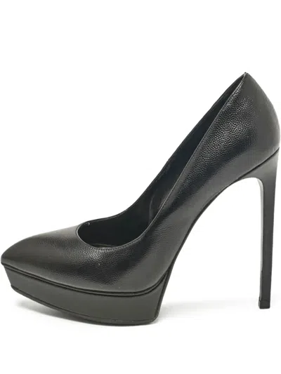 Pre-owned Saint Laurent 130mm Leather Pumps