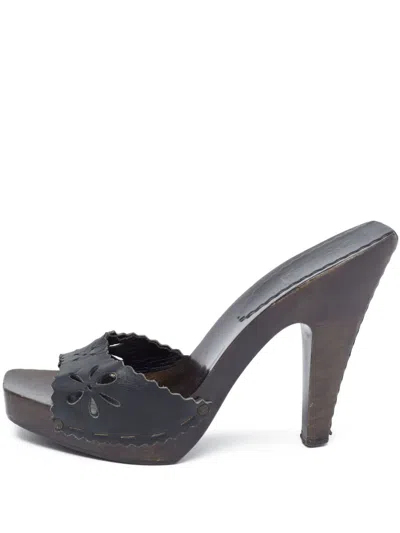 Pre-owned Saint Laurent 130mm Leather Sandals