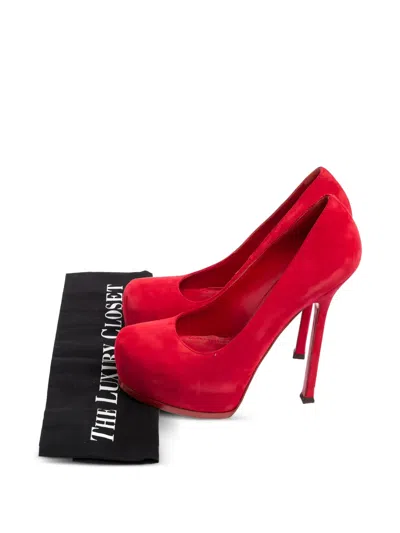 Pre-owned Saint Laurent 135mm Tribtoo Pumps