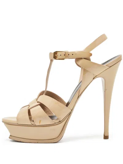 Pre-owned Saint Laurent 140mm Patent-leather Sandals
