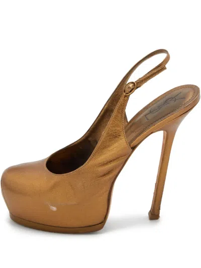 Pre-owned Saint Laurent 150mm Leather Pumps