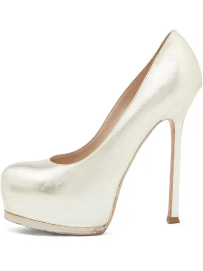 Pre-owned Saint Laurent 150mm Leather Pumps