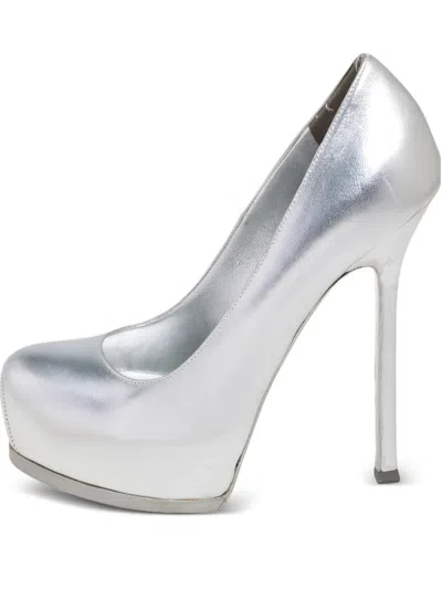 Pre-owned Saint Laurent 155mm Tribtoo Heeled Pumps