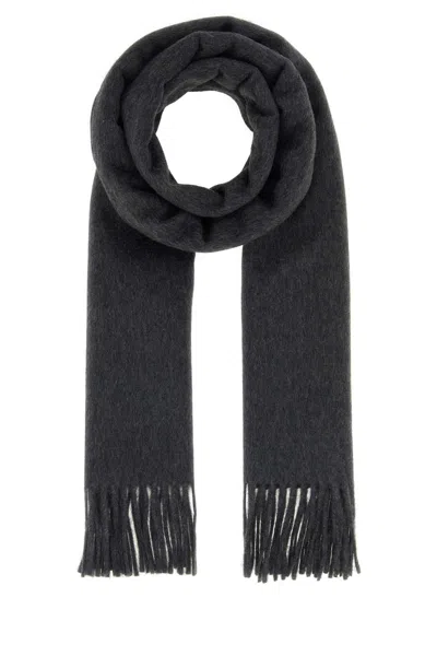 Saint Laurent 195 X 37 Cm Cashmere Scarf For Men In Gray