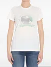 Saint Laurent Music Festival T-shirt In White