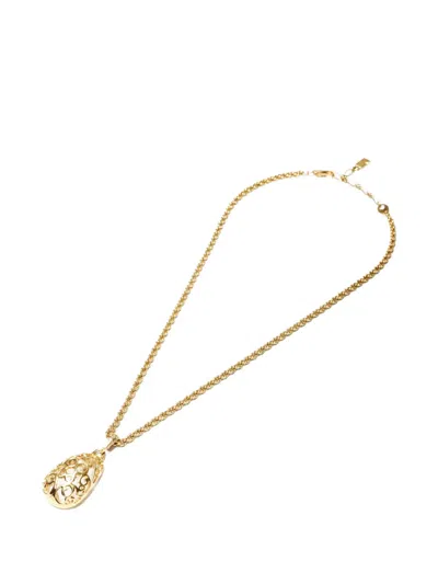 Pre-owned Saint Laurent 1970-1980 Pendant Necklace In Gold