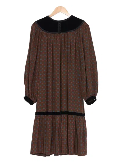 Pre-owned Saint Laurent 1970s Silk Mini Dress