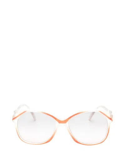 Pre-owned Saint Laurent 1970s Square-frame Sunglasses In Neutral