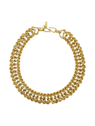 Pre-owned Saint Laurent 1990-2000s Double Chain Necklace