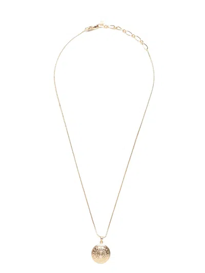 Pre-owned Saint Laurent 1990-2000s Pendant Necklace In Gold