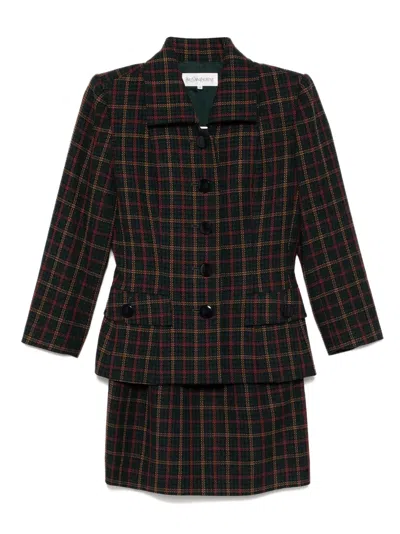 Pre-owned Saint Laurent 1990-2000s Plaid Suit