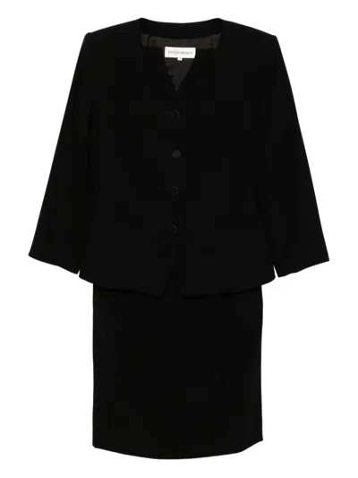 Pre-owned Saint Laurent 1990-2000s Set-up Suit In Black