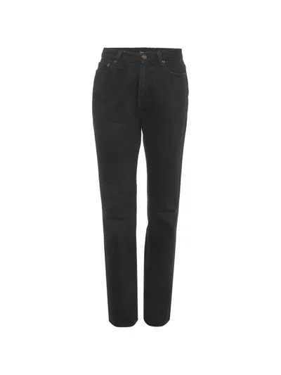 Pre-owned Saint Laurent 1990s High-waist Jeans In Black