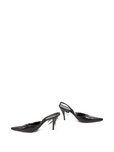 Pre-owned Saint Laurent 1990s Rive Gauche Tassel Pumps In Black