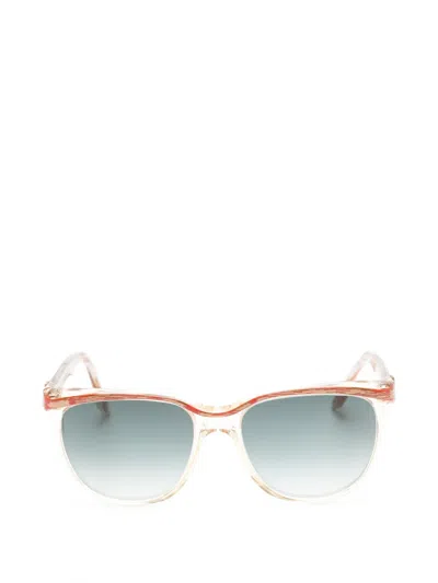 Pre-owned Saint Laurent 1990s Square-frame Sunglasses In Red