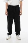 SAINT LAURENT 2-POCKET VISCOSE BLEND PANTS WITH ELASTIC WAISTBAND