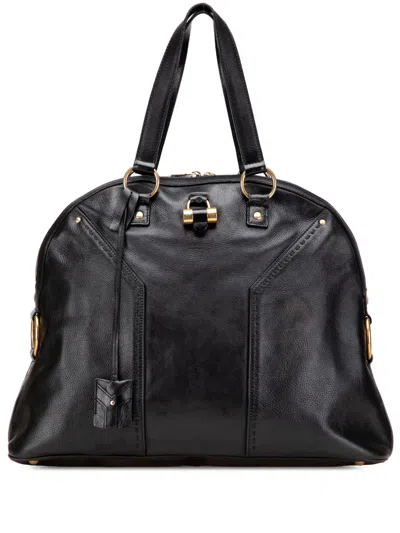 Pre-owned Saint Laurent 2000-2012 Oversized Leather Muse Handbag