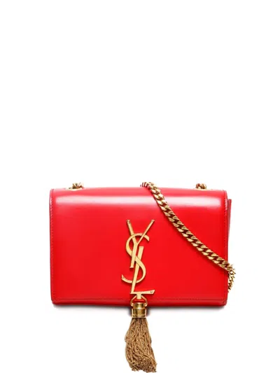 Pre-owned Saint Laurent 2000-2020s Kate Crossbody Bag In Red