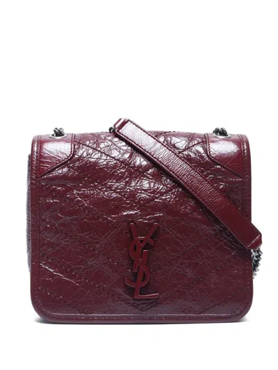 Pre-owned Saint Laurent 2000 Niki Shoulder Bag In 红色