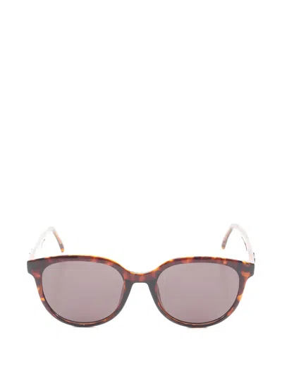 Pre-owned Saint Laurent 2000 Sl 317 Tortoiseshell Sunglasses In Brown