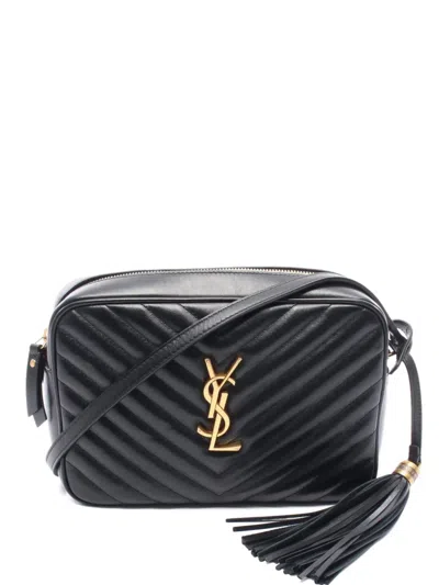 Pre-owned Saint Laurent 2000s Lou Roux Shoulder Bag In Black