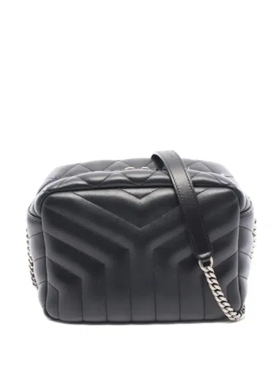 Pre-owned Saint Laurent 2000s Lulu Shoulder Bag In Black