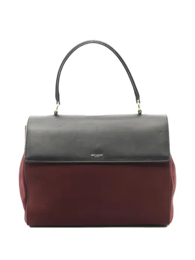 Pre-owned Saint Laurent 2000s Moujik Tote Bag In Red