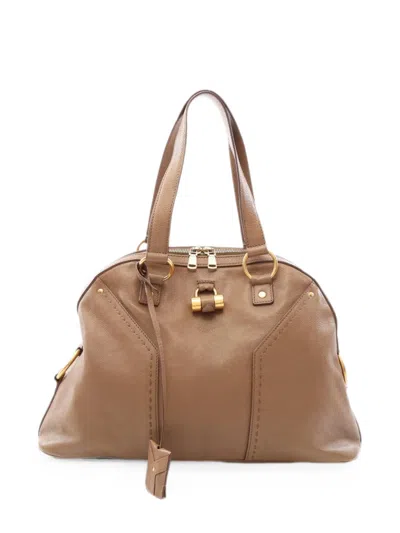 Pre-owned Saint Laurent 2000s Muse Handbag In Brown