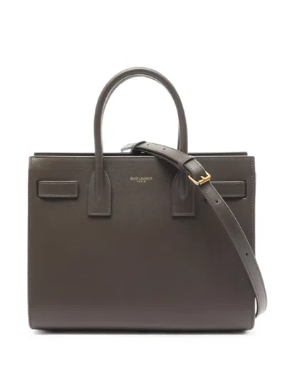 Pre-owned Saint Laurent 2000s Sac De Jour Tote Bag In Grey