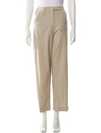 Pre-owned Saint Laurent 2008 Wide Leg Pants In Neutral