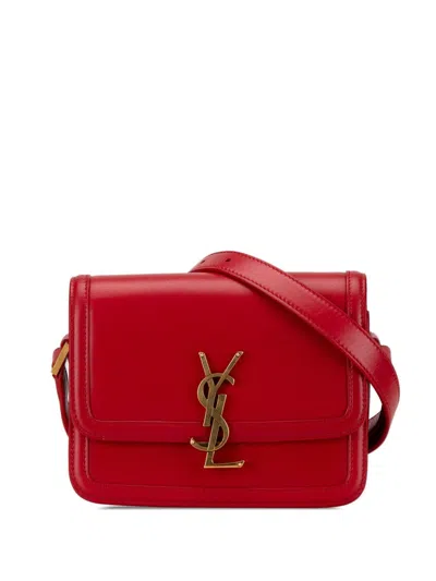 Pre-owned Saint Laurent 2010-2023 Small Solferino Satchel In Box Crossbody Bag In Red