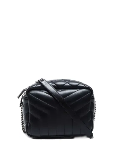 Pre-owned Saint Laurent 2010-2024 Y Shoulder Bag In 黑色