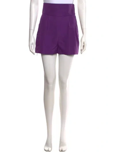 Pre-owned Saint Laurent 2010 Mini Shorts In Purple
