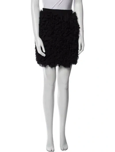 Pre-owned Saint Laurent 2010 Mini Skirt In Black
