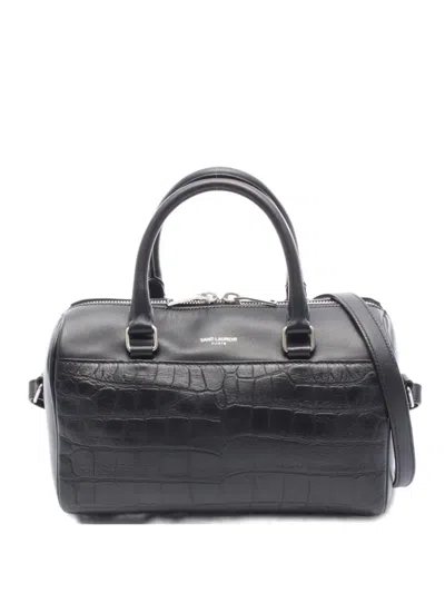 Pre-owned Saint Laurent 2010s Baby Leather Handbag In Black
