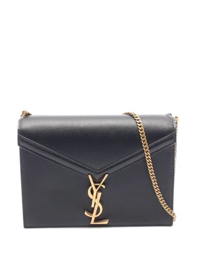 Pre-owned Saint Laurent 2010s Cassandra Chain Shoulder Bag In ブラック