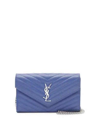 Pre-owned Saint Laurent 2010s Cassandra Chain Wallet