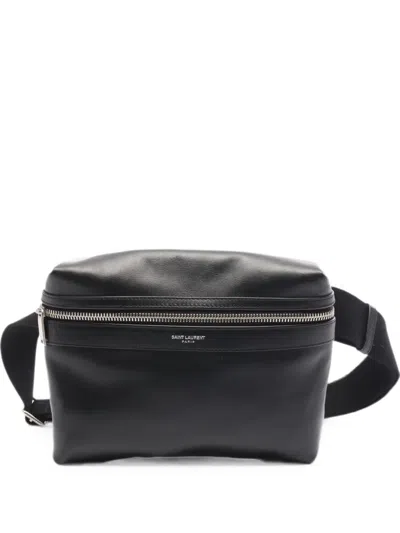 Pre-owned Saint Laurent 2010s City Belt Bag In Black