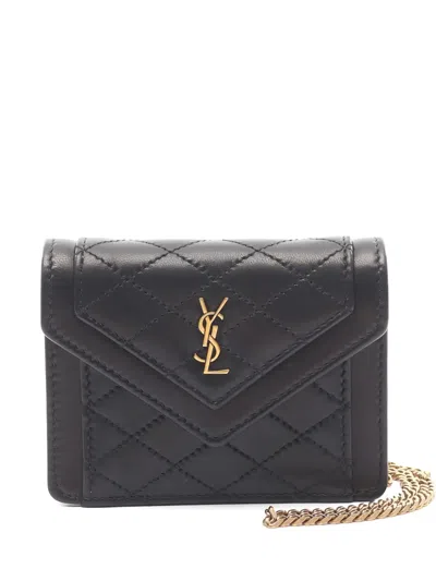 Pre-owned Saint Laurent 2010s Gabby Shoulder Bag In Black