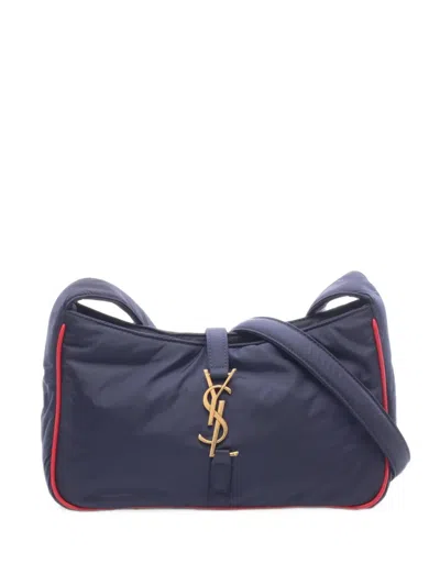 Pre-owned Saint Laurent 2010s Le Sun Cassette Small Shoulder Bag In Blue