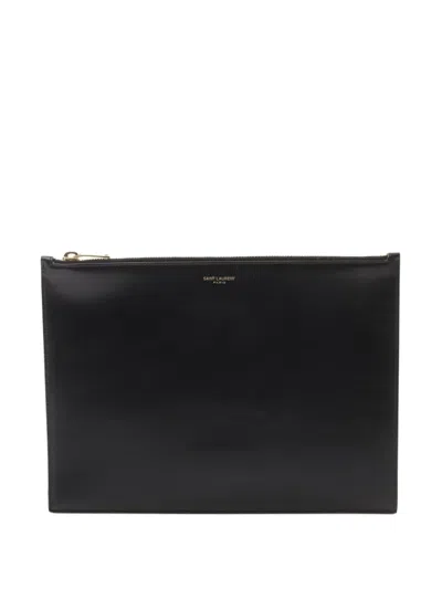 Pre-owned Saint Laurent 2010s Leather Clutch Bag
