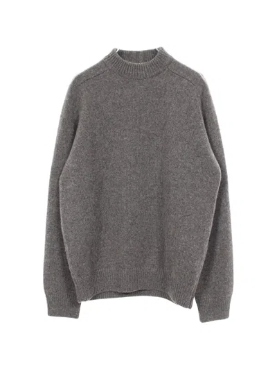 Pre-owned Saint Laurent 2010s Mock-neck Sweater In Grey