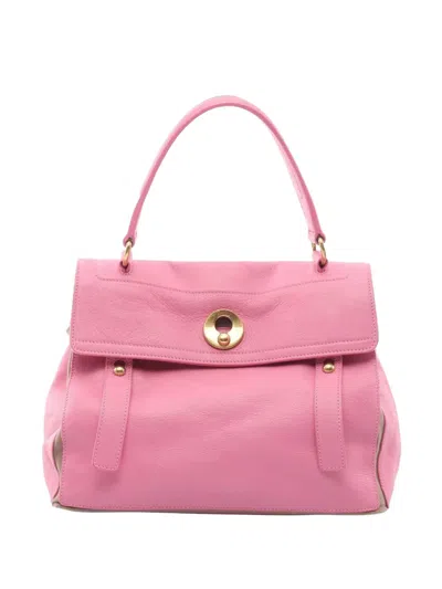 Pre-owned Saint Laurent 2010s Muse Two Single Handle Tote Bag In Pink