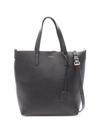 Pre-owned Saint Laurent 2010s Shopping Toy Tote Bag In Black