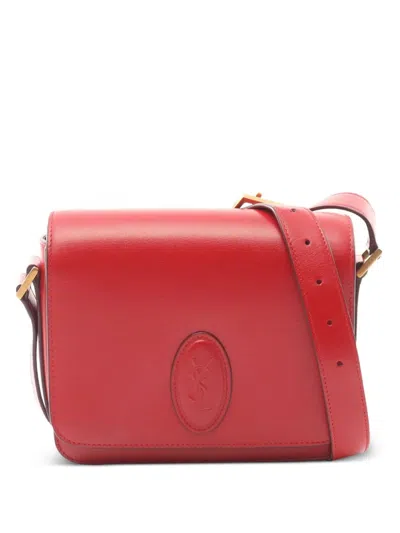 Pre-owned Saint Laurent 2010s Small Le 61 Framed Crossbody Bag In Red