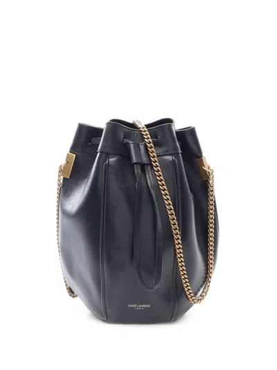 Pre-owned Saint Laurent 2010s Thalitha Chain Shoulder Bag In Black